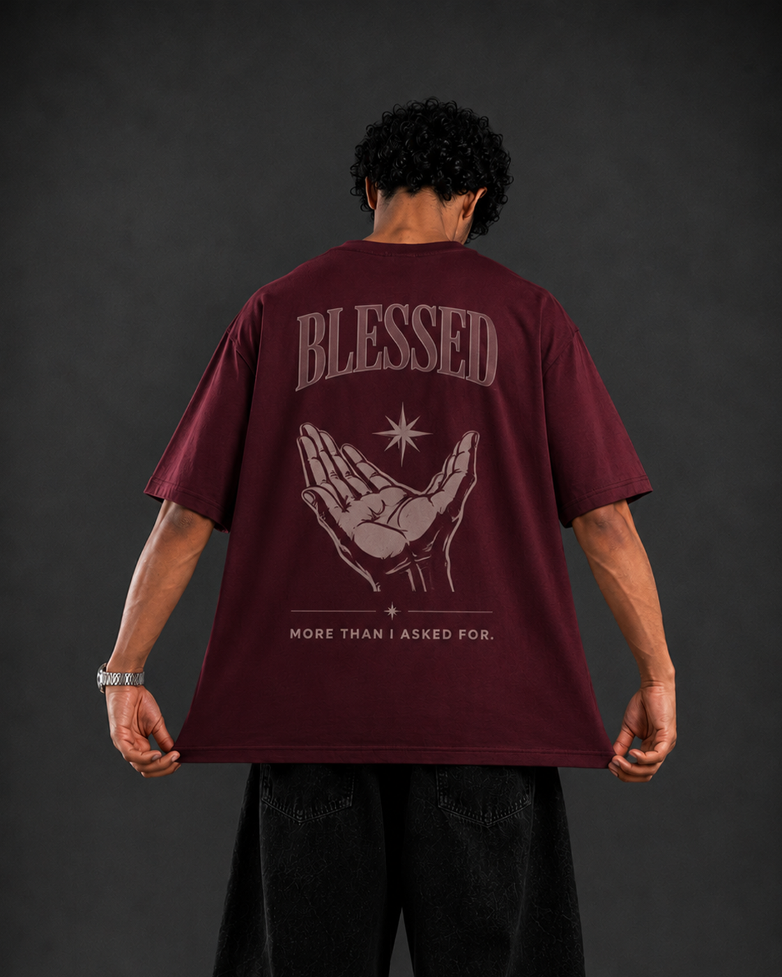 BLESSED — Oversized T-Shirt